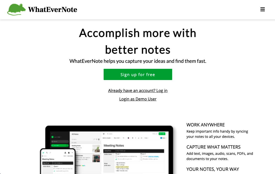 Whatevernote